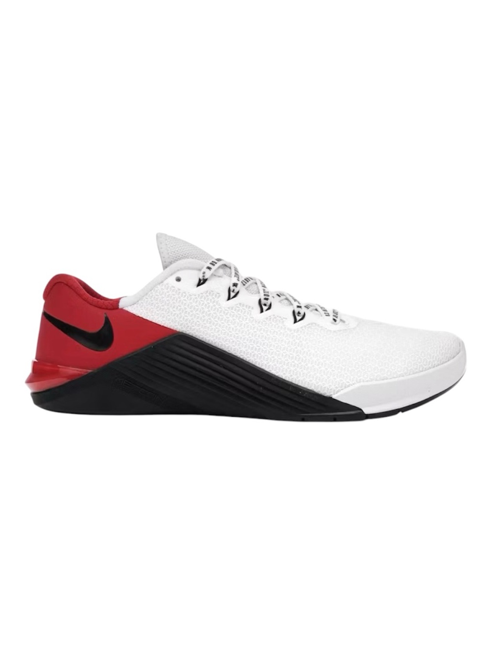 Nike Metcon 5+ CrossFit Training Shoes Banned White Red Black Men's 9.5 NWOB